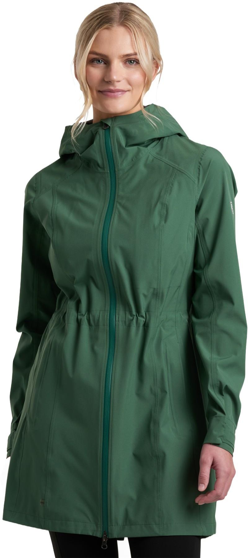 Stretch Voyagr Trench - Womens - smoked pine 1