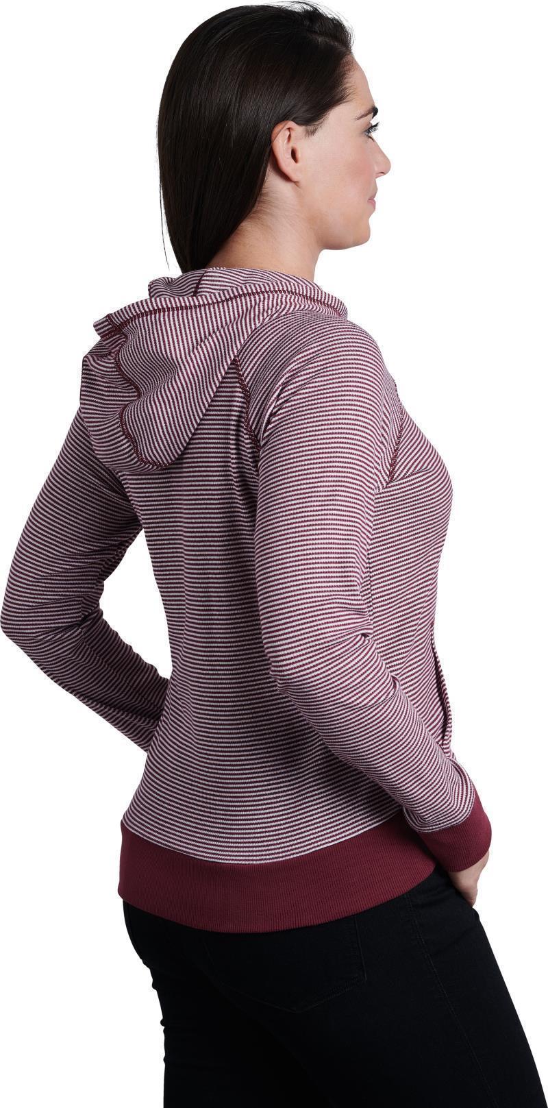 Stria Pullover Hoody - Womens - Barberry 2