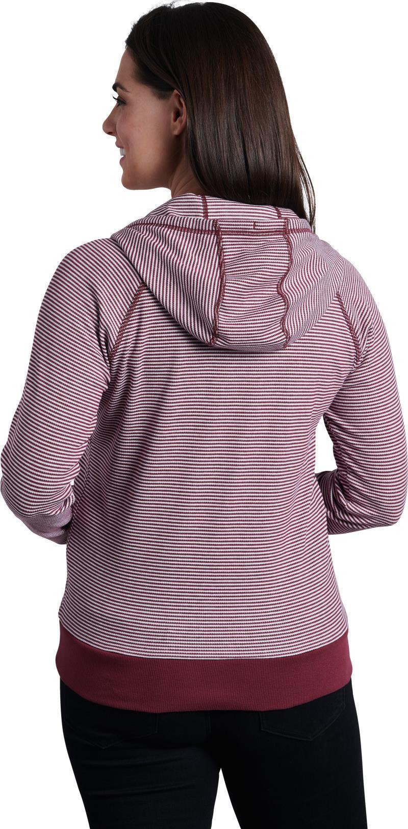 Stria Pullover Hoody - Womens - Barberry 3