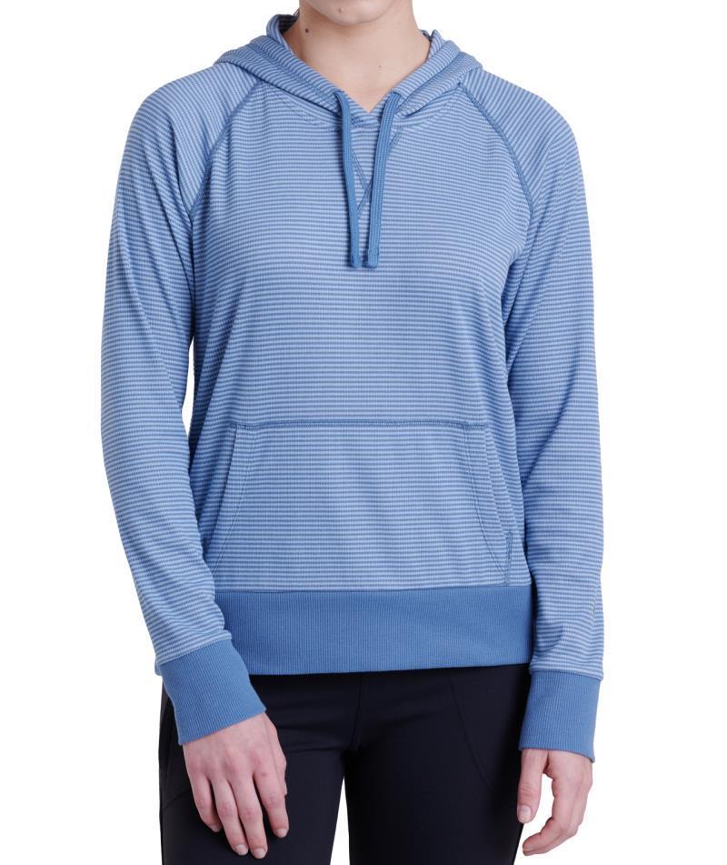 Stria Pullover Hoody - Womens - Vista Blue 1
