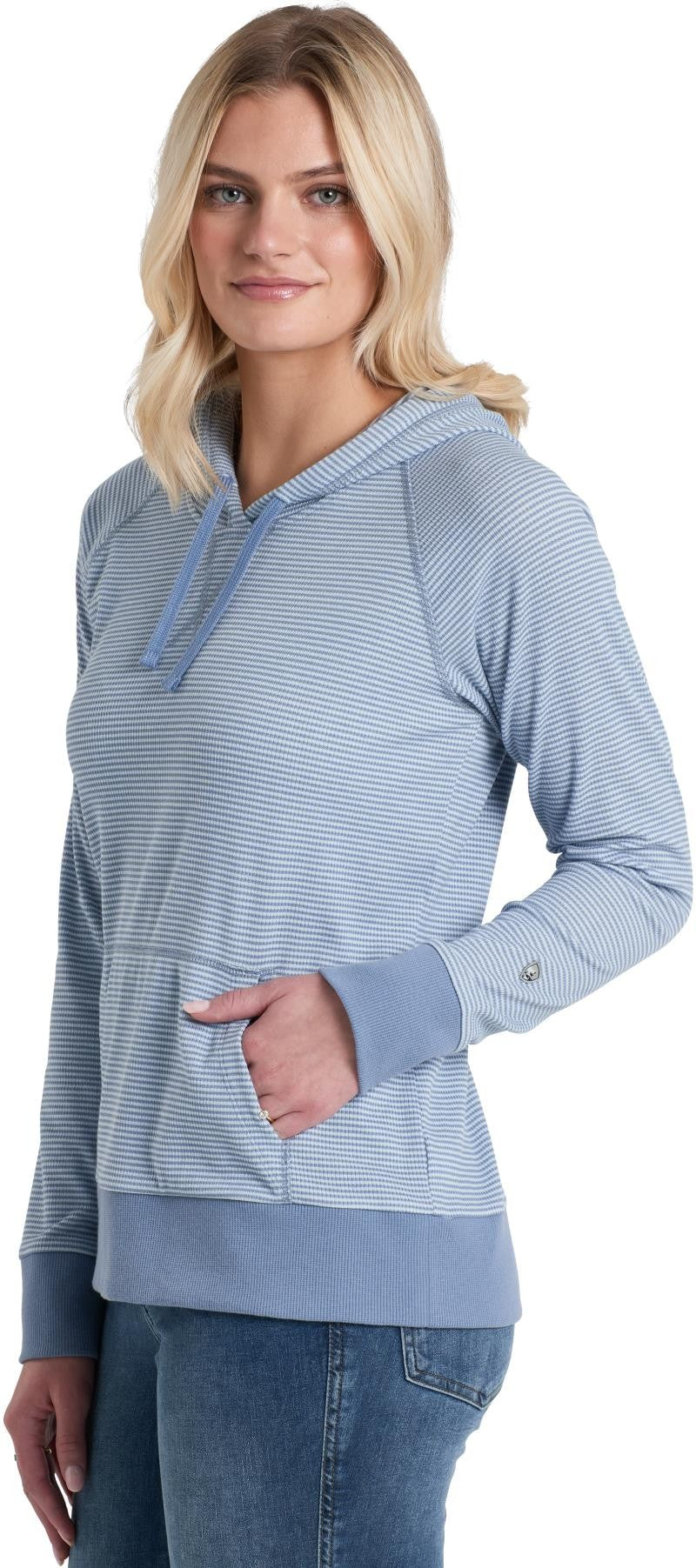 Stria Pullover Hoody - Womens - blue cove 1