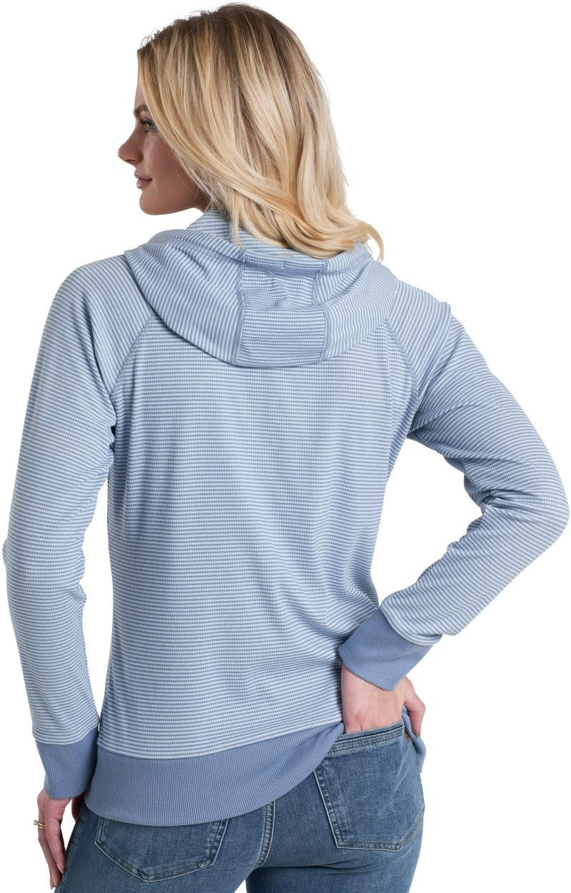 Stria Pullover Hoody - Womens - blue cove 1