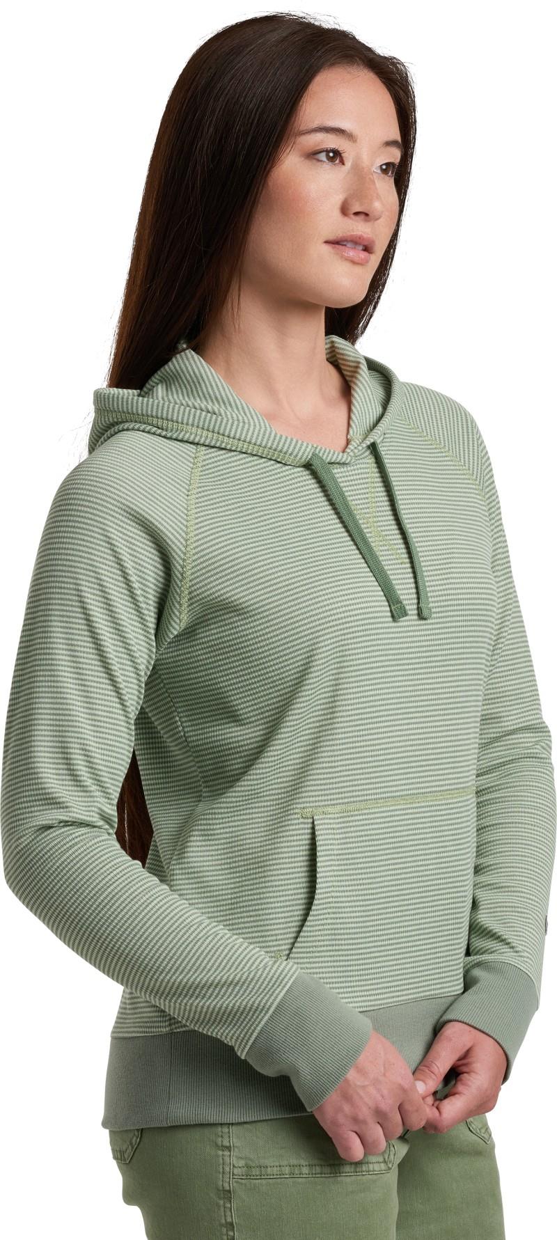 Stria Pullover Hoody - Womens - slate green 1