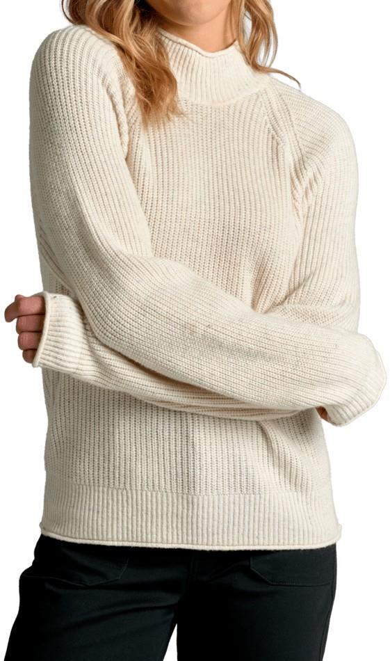 Strova Roll Neck Sweater - Womens - alpine white 1