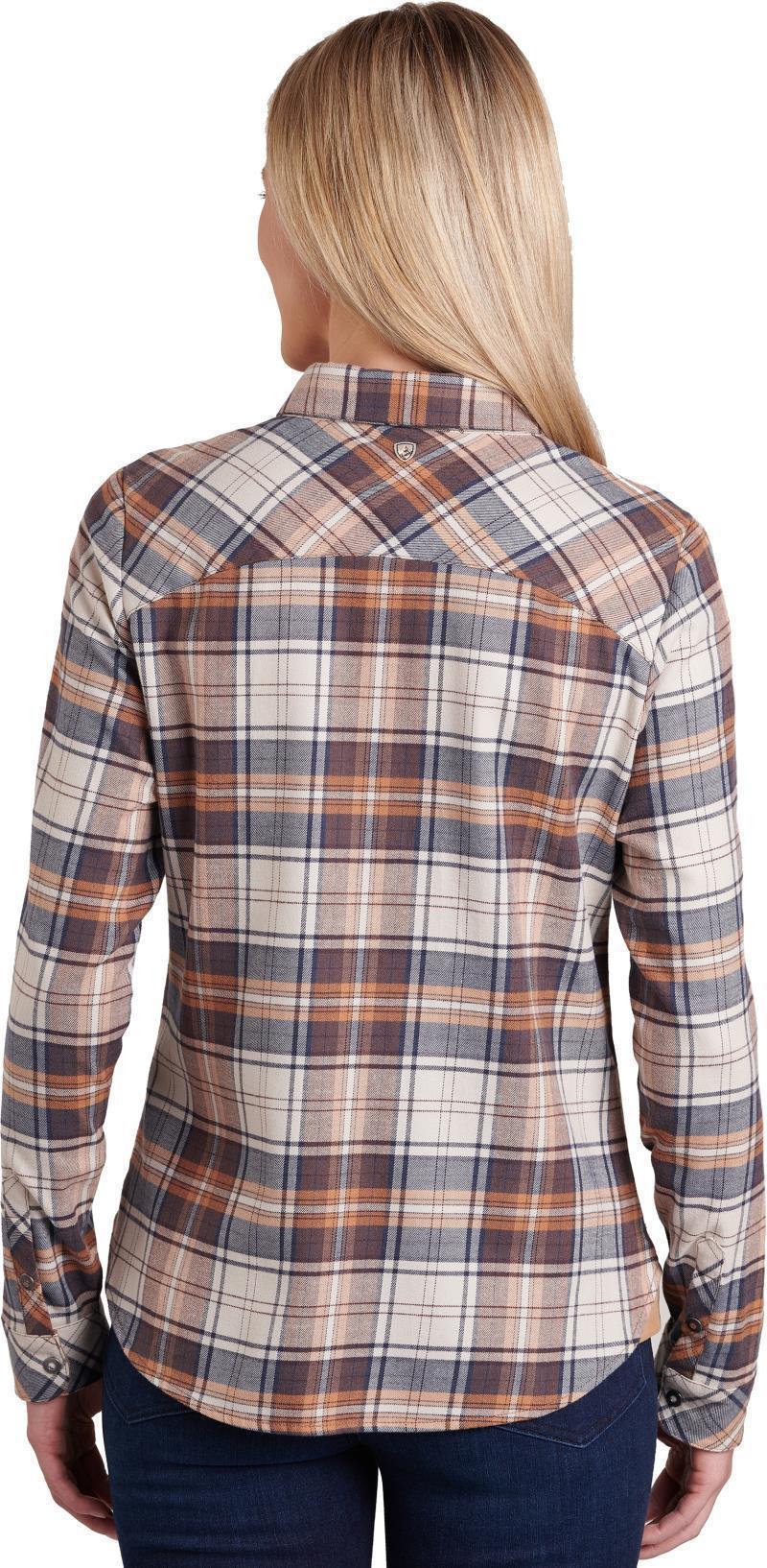 Tess Flannel LS - Womens - Copper 3