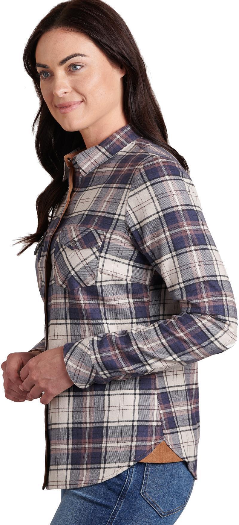 Tess Flannel LS - Womens - Nightfall 3