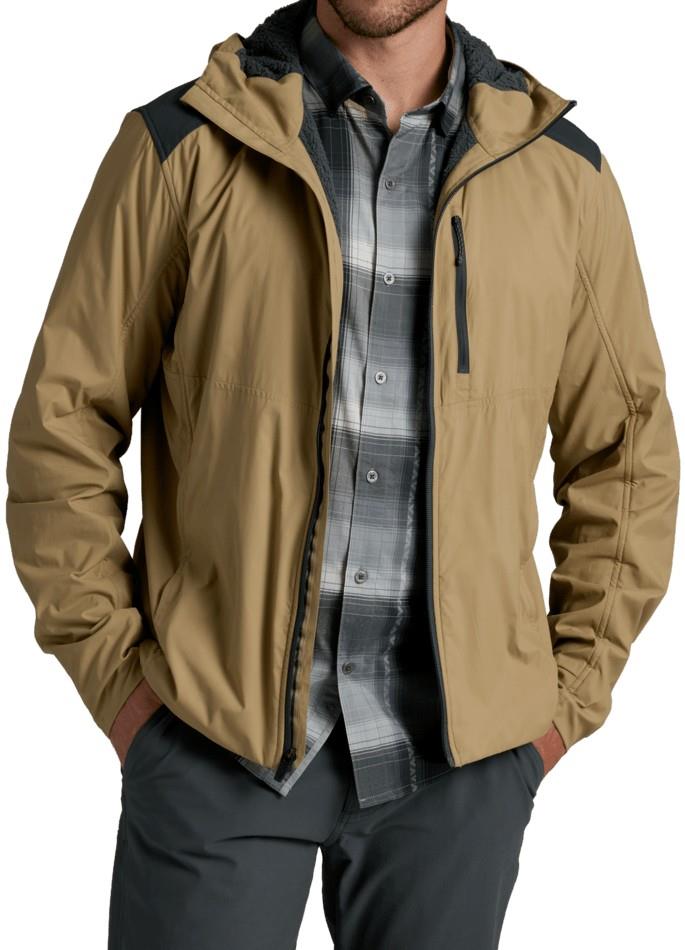 The One Hoody - Mens - desert khaki / dark pine 1