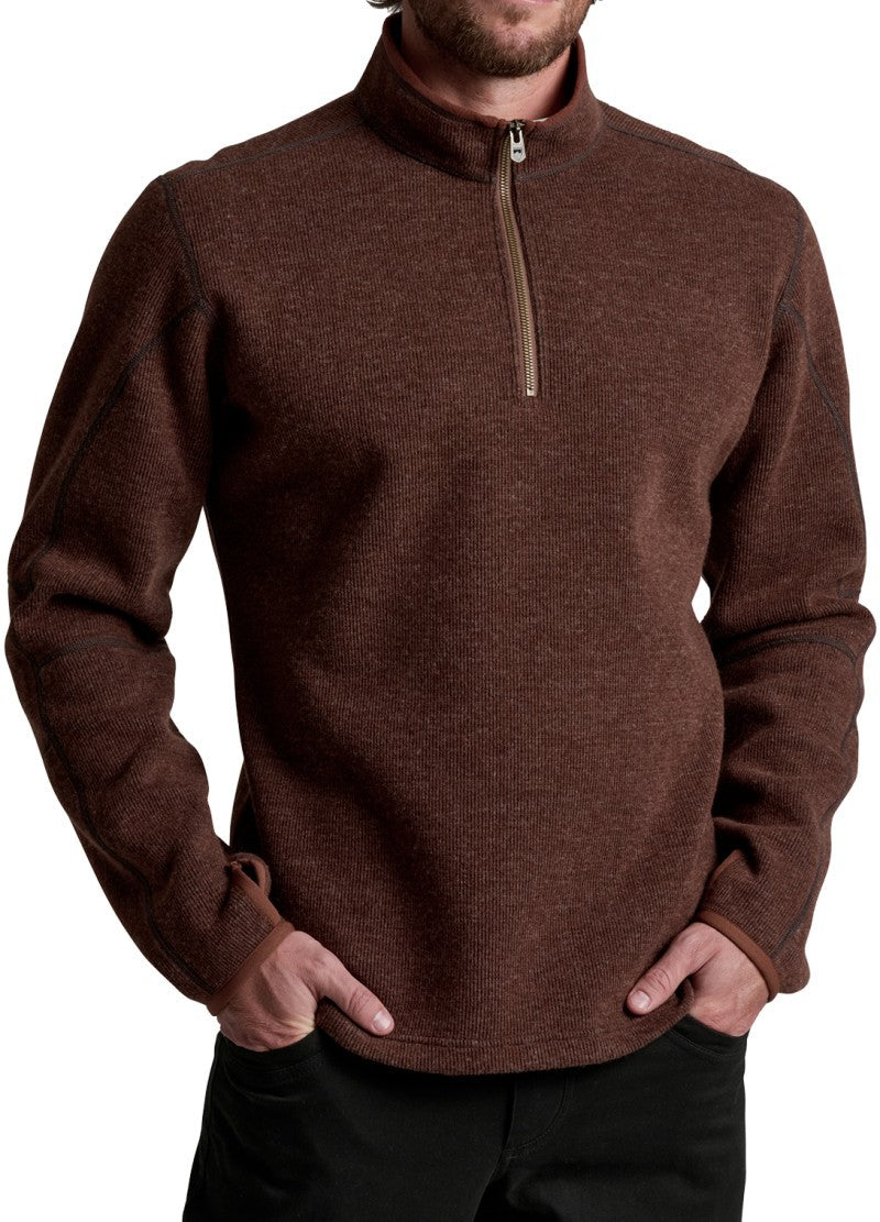 Thor 1/4 Zip - Mens - rustic brick 1