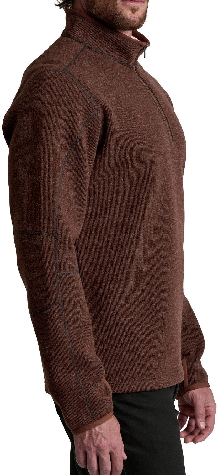 Thor 1/4 Zip - Mens - rustic brick 1