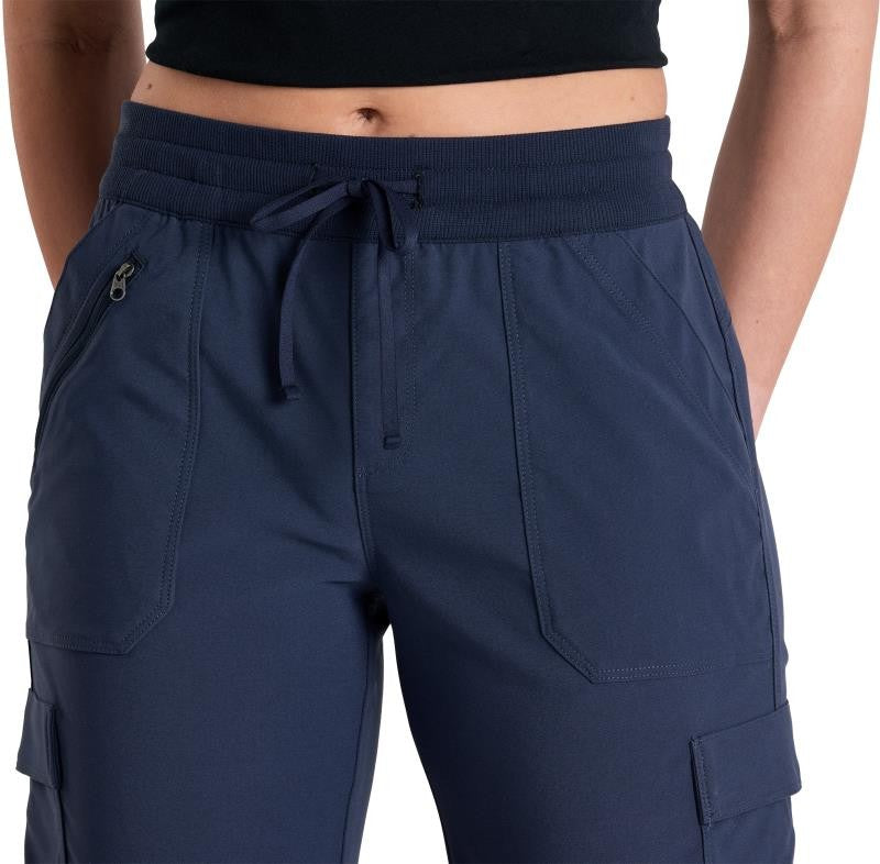 Trekr Pull On Cargo Shorts, 11" Inseam - Womens - indigo 1