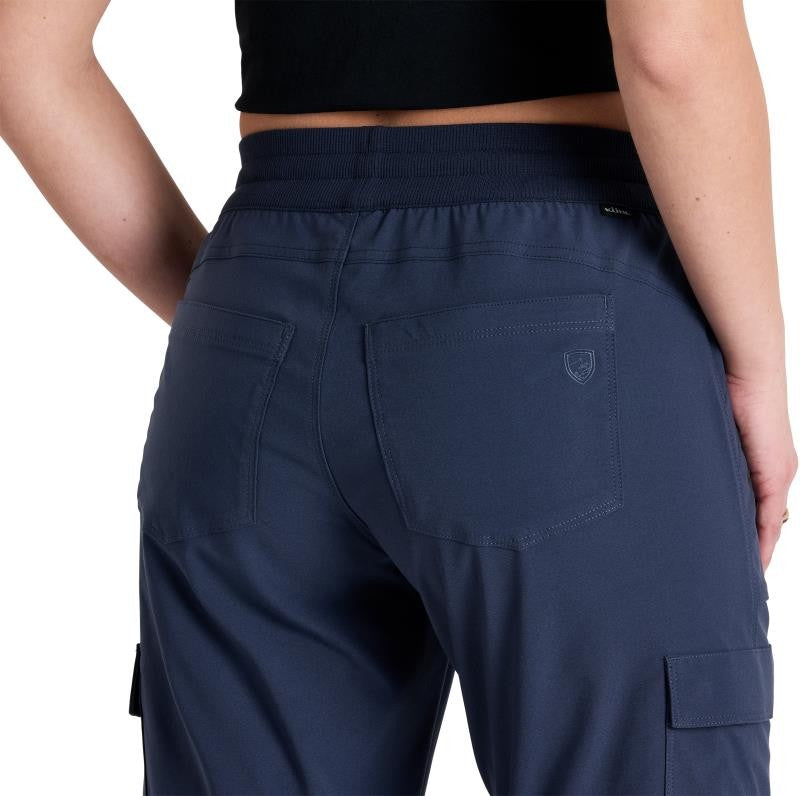 Trekr Pull On Cargo Shorts, 11" Inseam - Womens - indigo 1