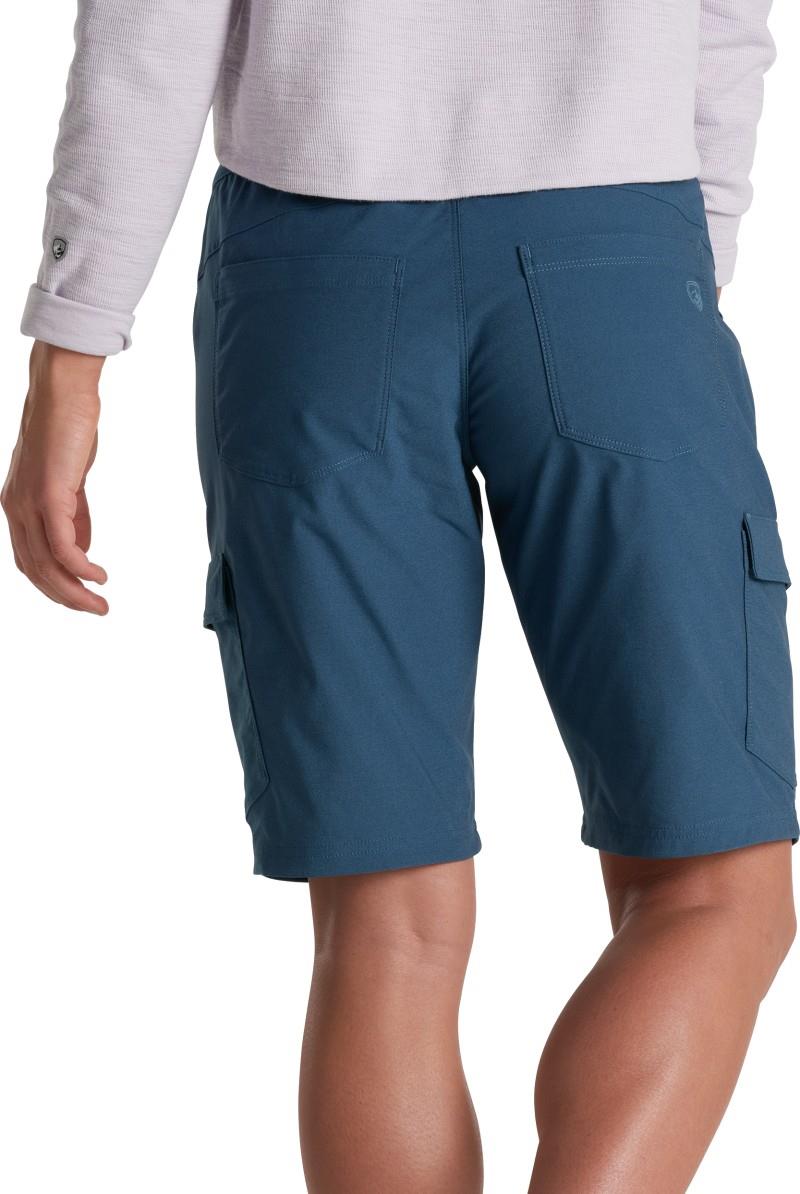 Trekr Pull On Cargo Shorts, 11" Inseam - Womens - seaport 1
