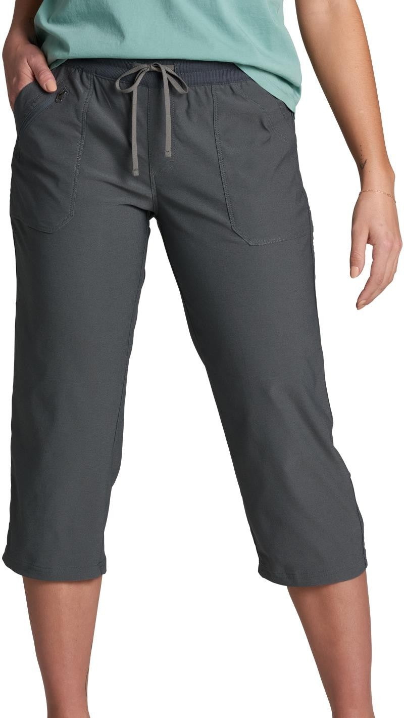 Trekr Pull On Kapri, Reg - Womens - charcoal 1