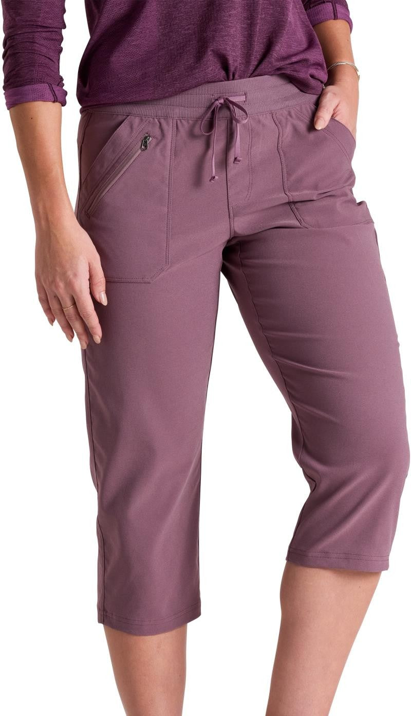 Trekr Pull On Kapri, Reg - Womens - elderberry 1