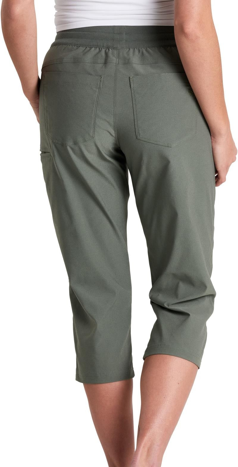 Trekr Pull On Kapri, Reg - Womens - olive 1