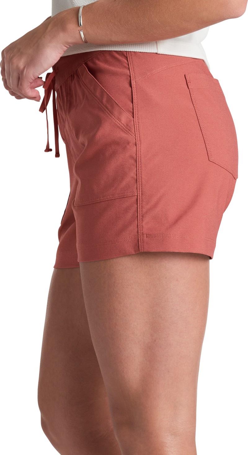 Trekr Pull On Shorts, 4" Inseam - Womens - crab apple 1