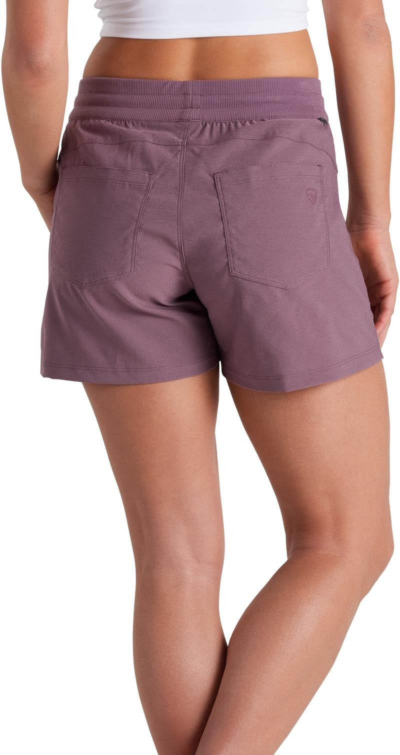 Trekr Pull On Shorts, 4" Inseam - Womens - elderberry 1