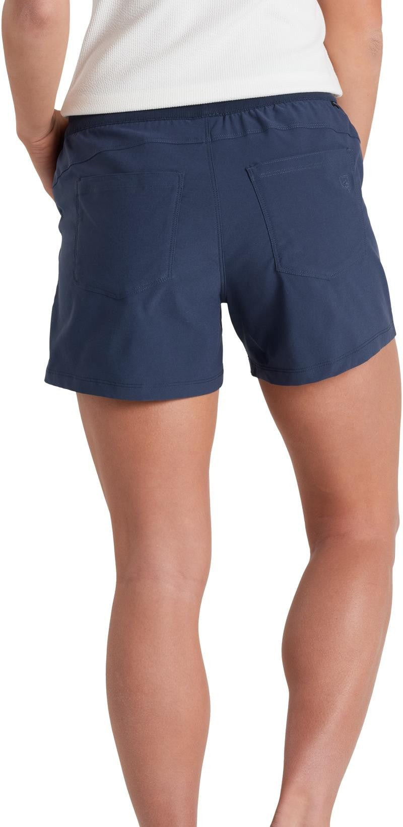 Trekr Pull On Shorts, 4" Inseam - Womens - indigo 1