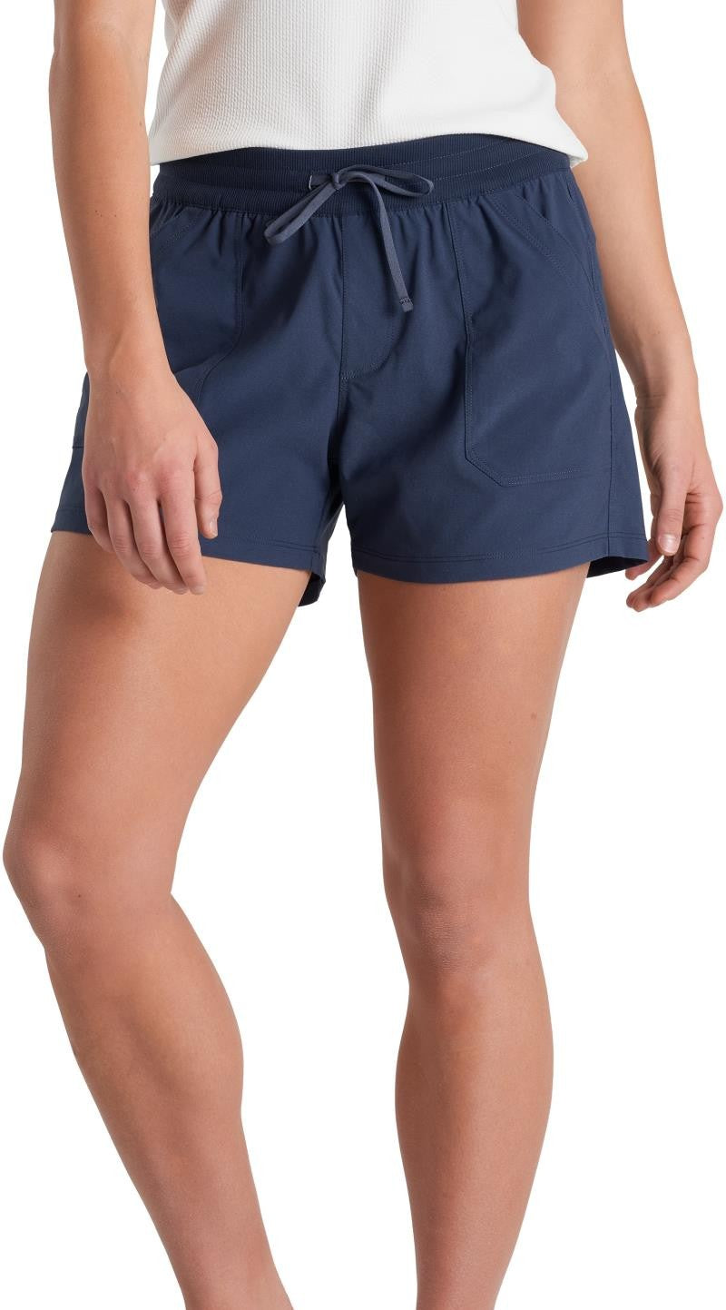 Trekr Pull On Shorts, 4" Inseam - Womens - indigo 1