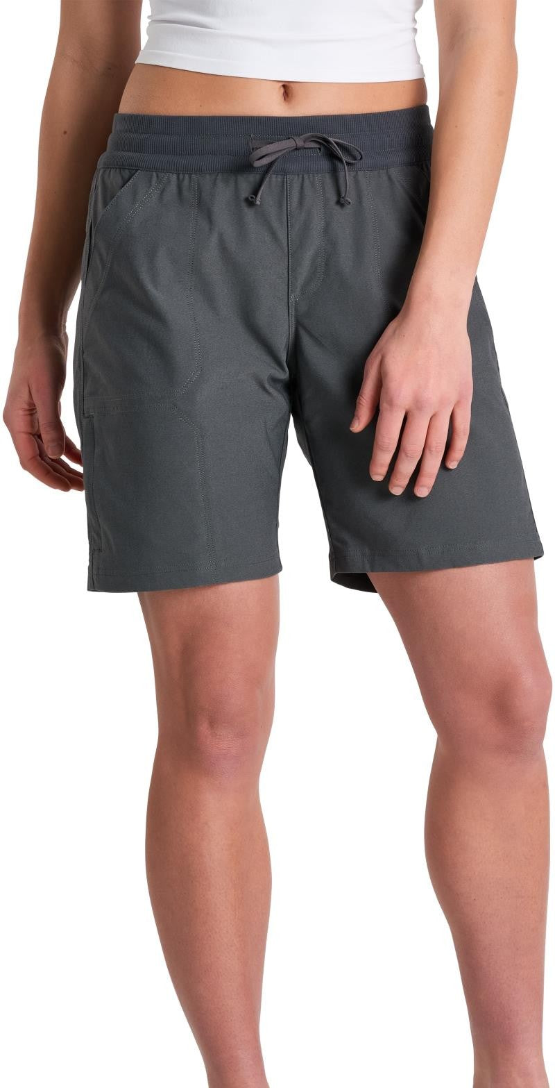 Trekr Pull On Shorts, 8" Inseam - Womens - charcoal 1