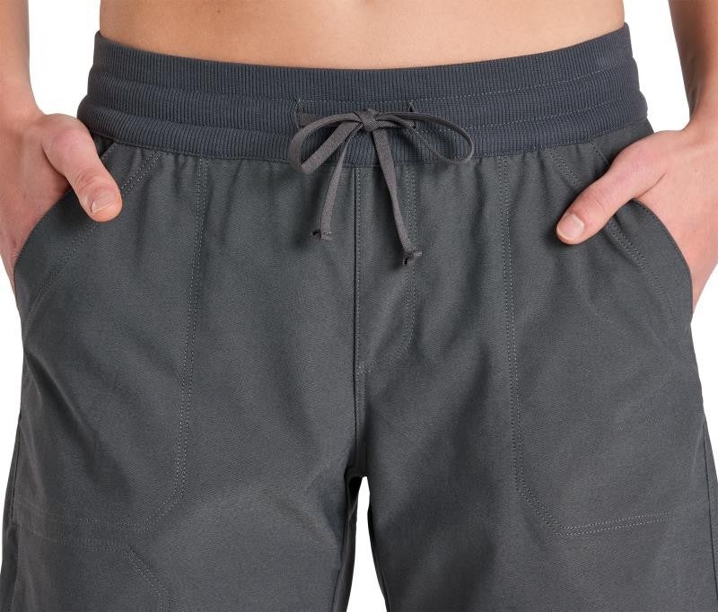 Trekr Pull On Shorts, 8" Inseam - Womens - charcoal 1
