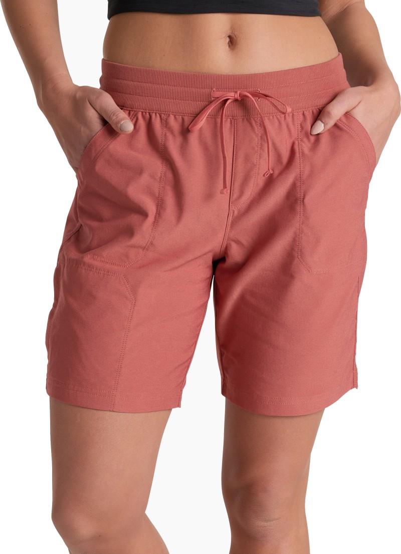 Trekr Pull On Shorts, 8" Inseam - Womens - crab apple 1