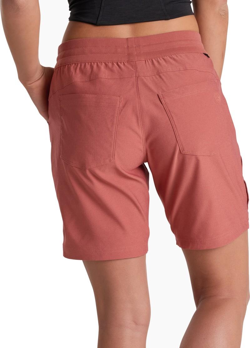 Trekr Pull On Shorts, 8" Inseam - Womens - crab apple 1