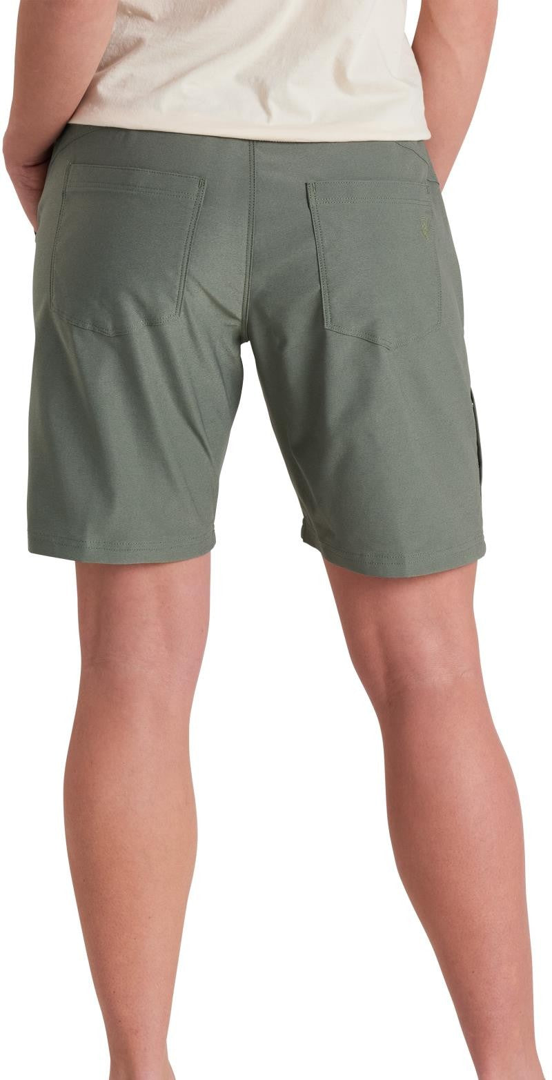Trekr Pull On Shorts, 8" Inseam - Womens - olive 1