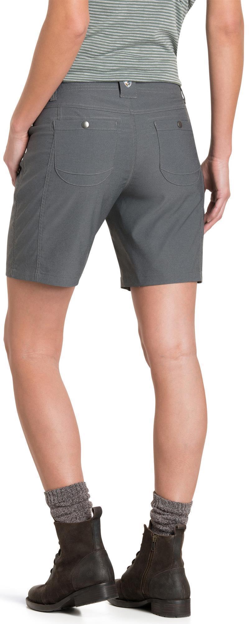 Trekr Shorts, 8" Inseam - Womens - charcoal 1