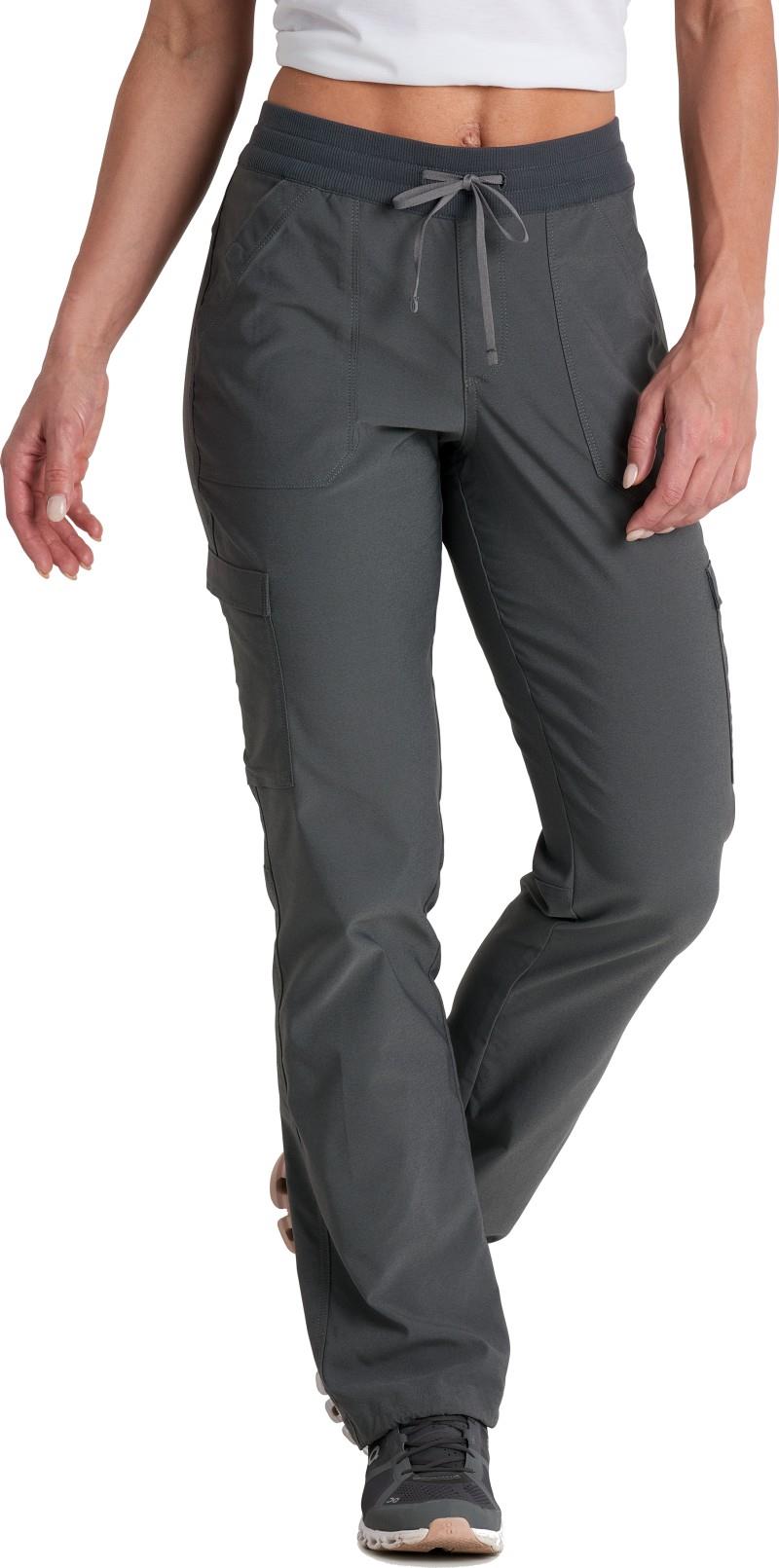 Trekr Straight Pants, Extra Short - Womens - charcoal 1