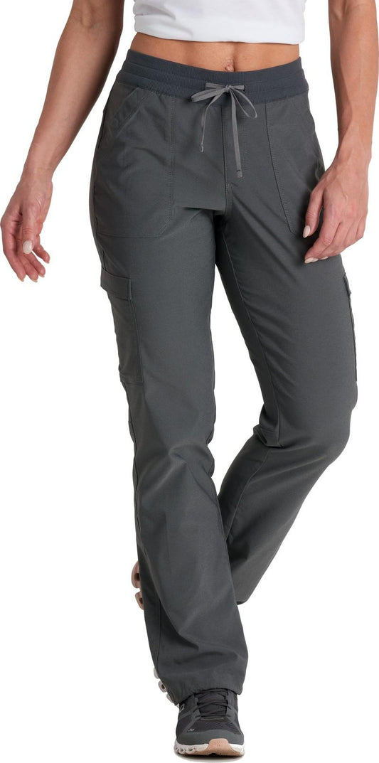 Trekr Straight Pants, Extra Short - Womens - charcoal 1