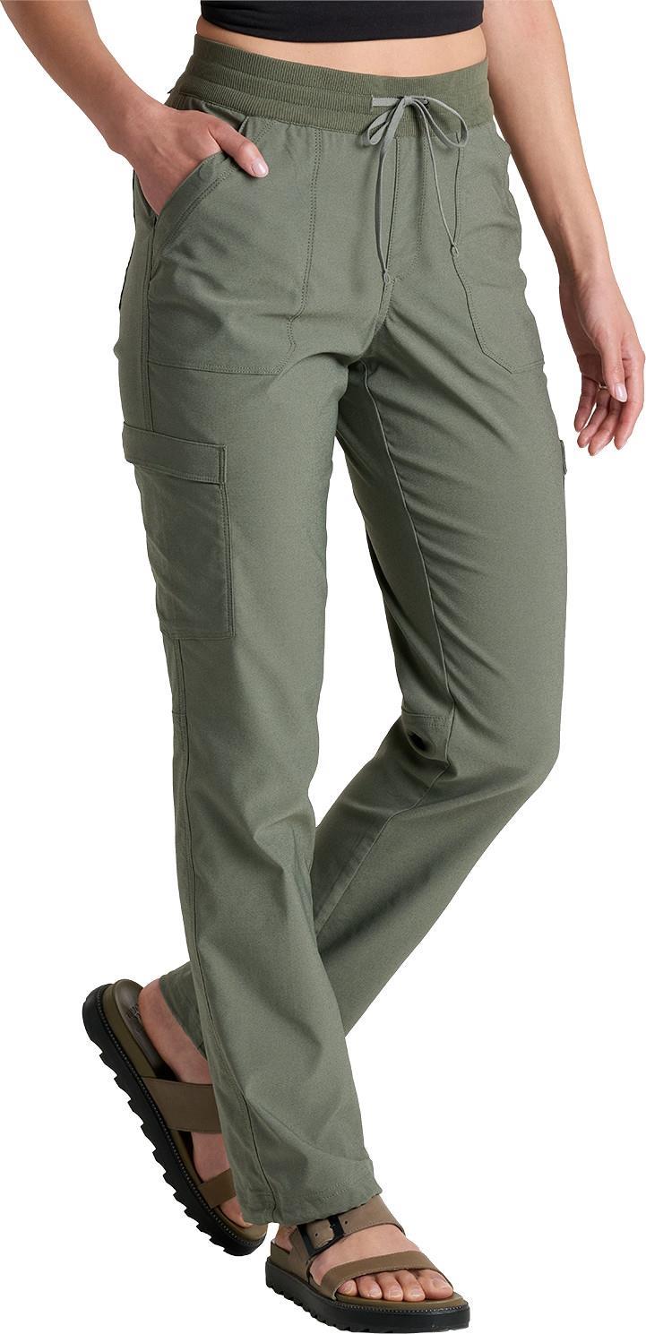 Trekr Straight Pants, Long - Womens - olive 1