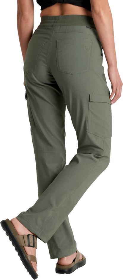 Trekr Straight Pants, Long - Womens - olive 1