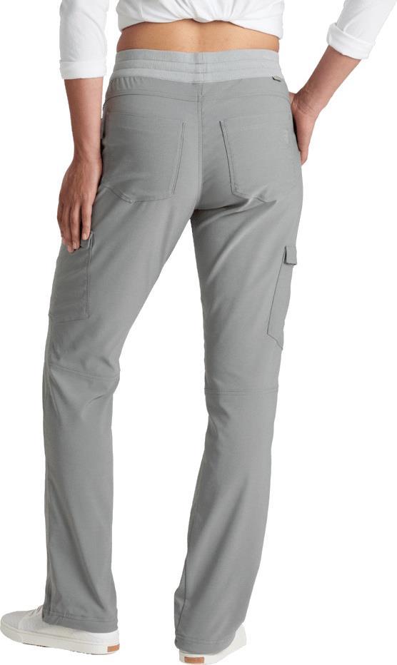 Trekr Straight Pants, Long - Womens - stone 1