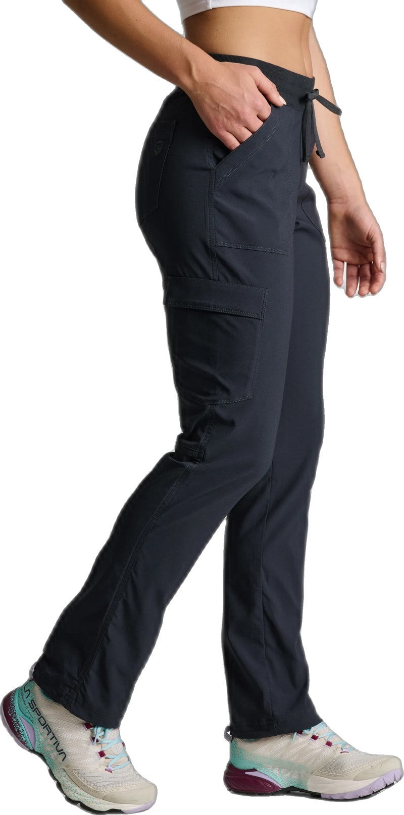 Trekr Straight Pants, Reg - Womens - black 1