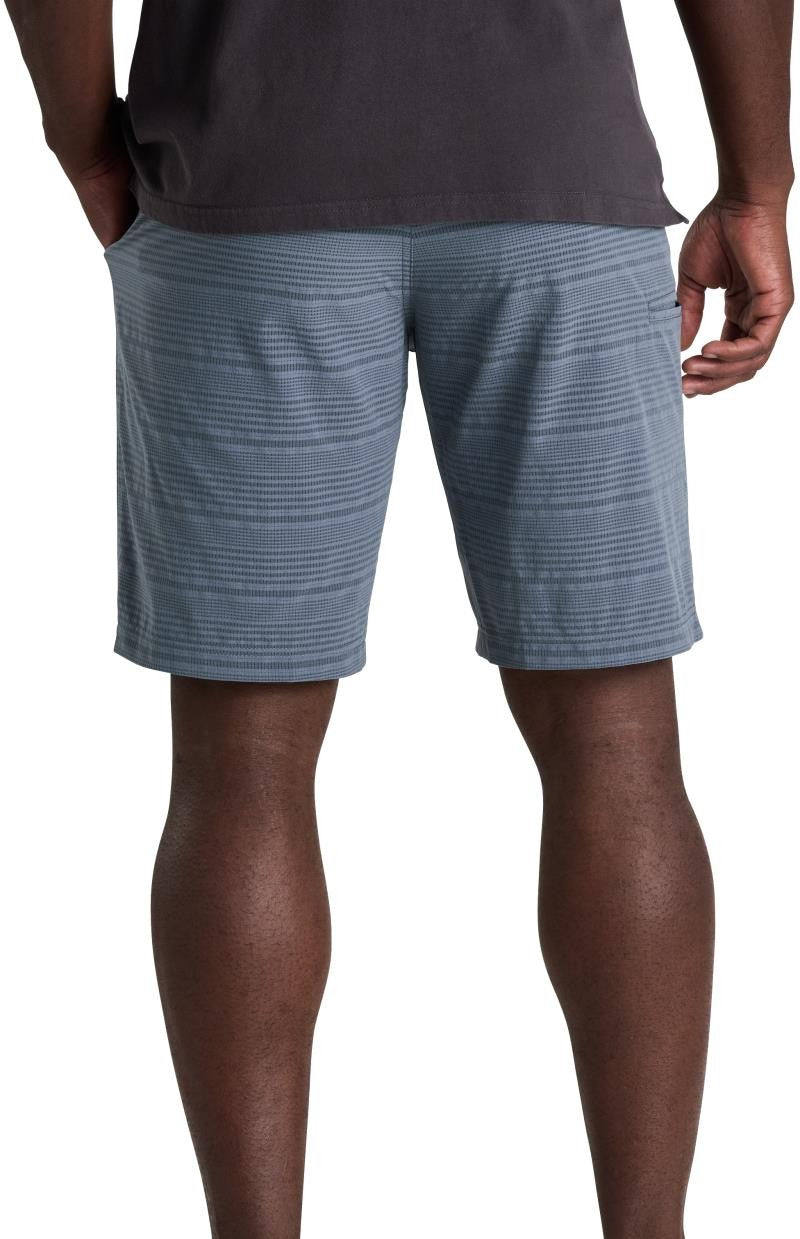Upriser Shorts, 10" Inseam - Mens - charcoal blue stripe 1