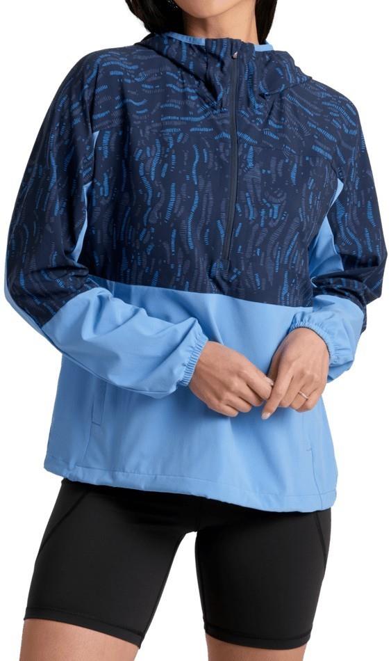 Vantage 1/2 Zip Hoody - Womens - azure print 1