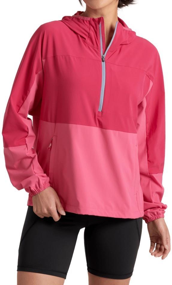 Vantage 1/2 Zip Hoody - Womens - berry rouge 1