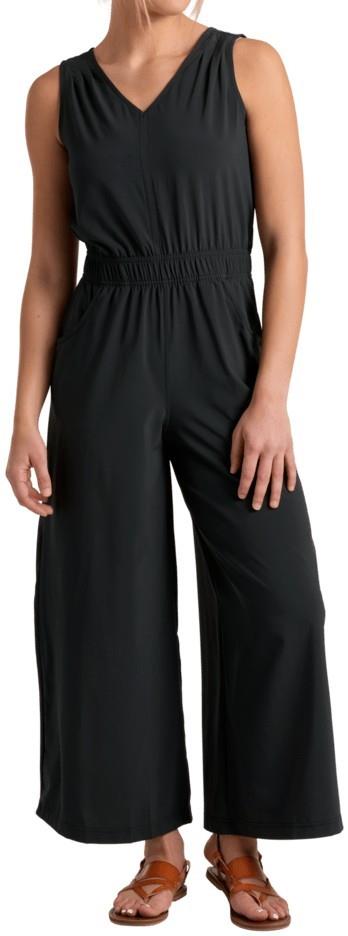Vantage Wide Leg Jumpsuit - Womens - black 1