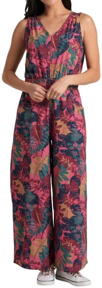 Vantage Wide Leg Jumpsuit - Womens - wild rose print 1