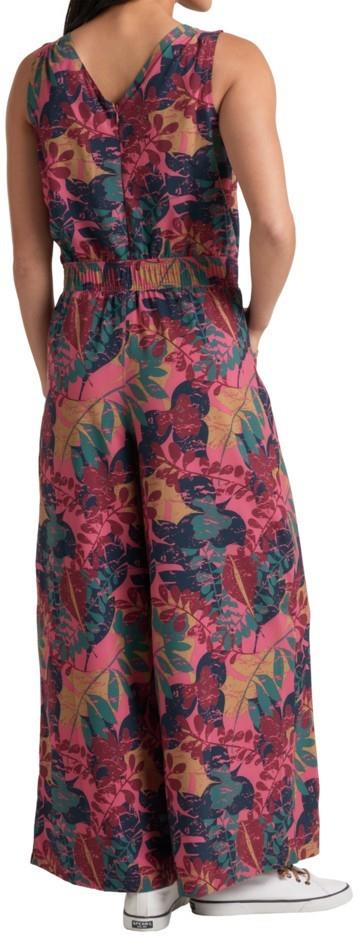 Vantage Wide Leg Jumpsuit - Womens - wild rose print 1