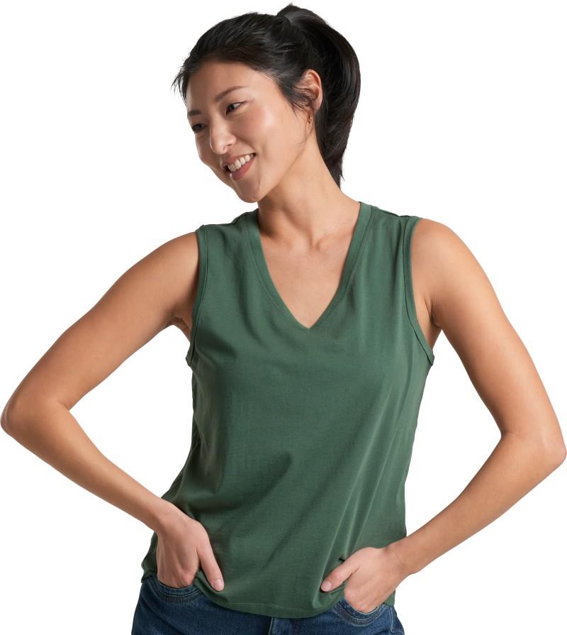 Vega Tank - Womens - smoked pine 1