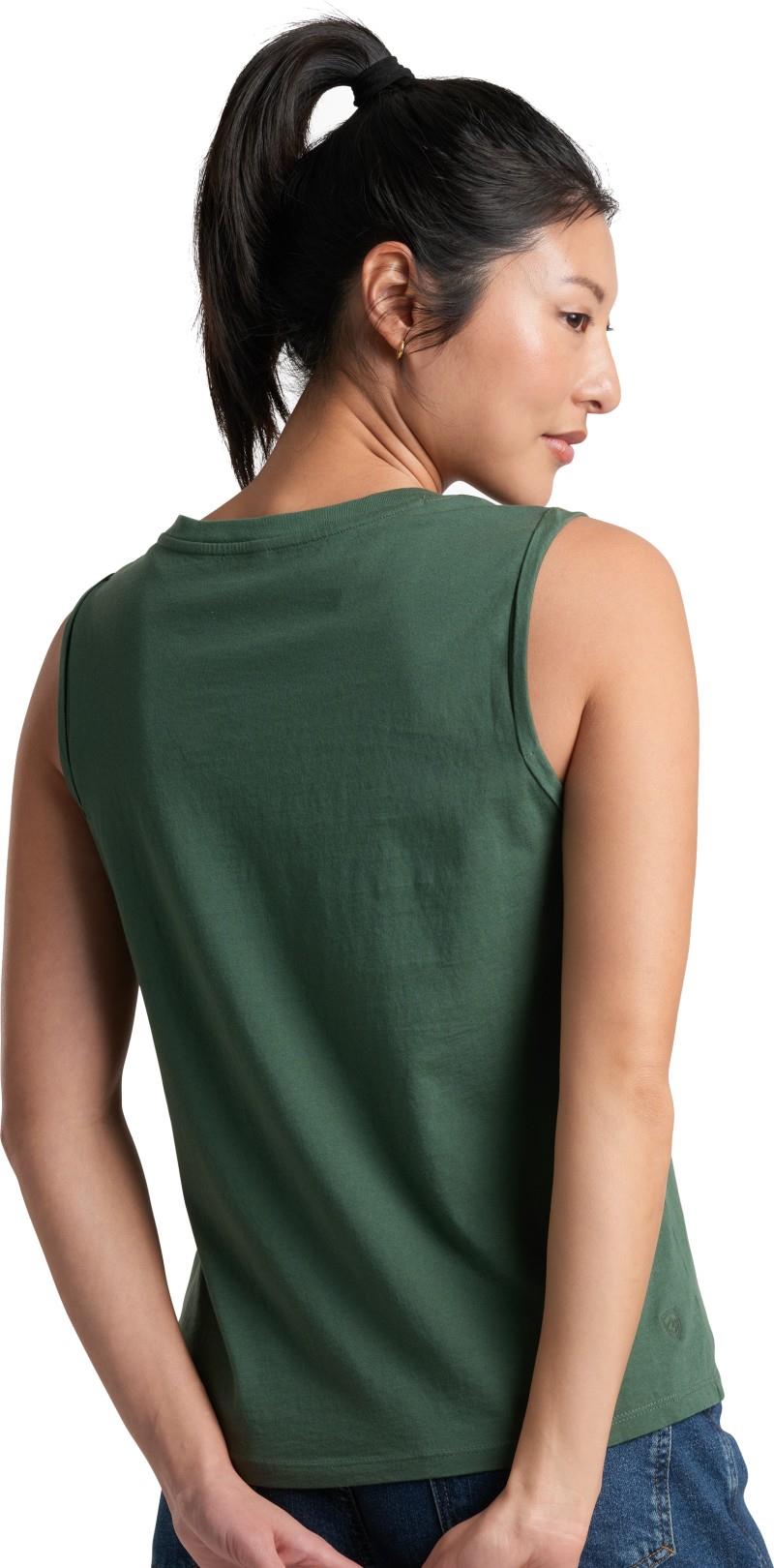 Vega Tank - Womens - smoked pine 1