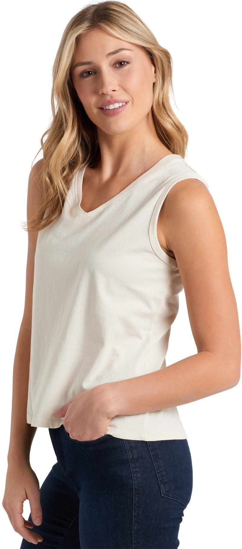 Vega Tank - Womens - stone 1