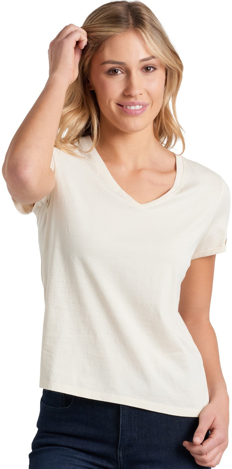 Vega Tee - Womens - stone 1