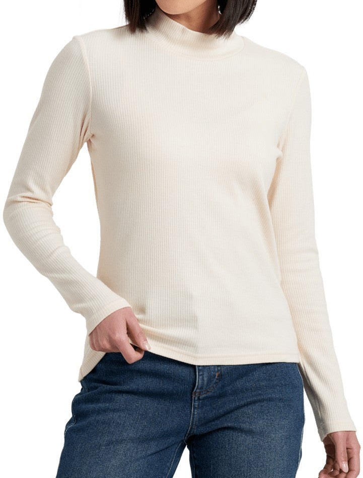 Verona Rib LS - Womens - natural 1