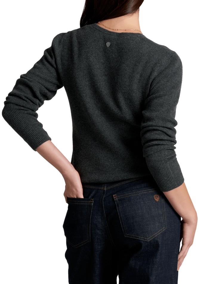 Vesper Henley Sweater - Womens - smoke 1