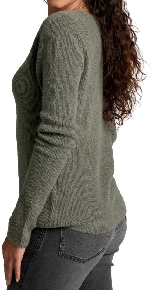 Vesper Henley Sweater - Womens - soft pine 1