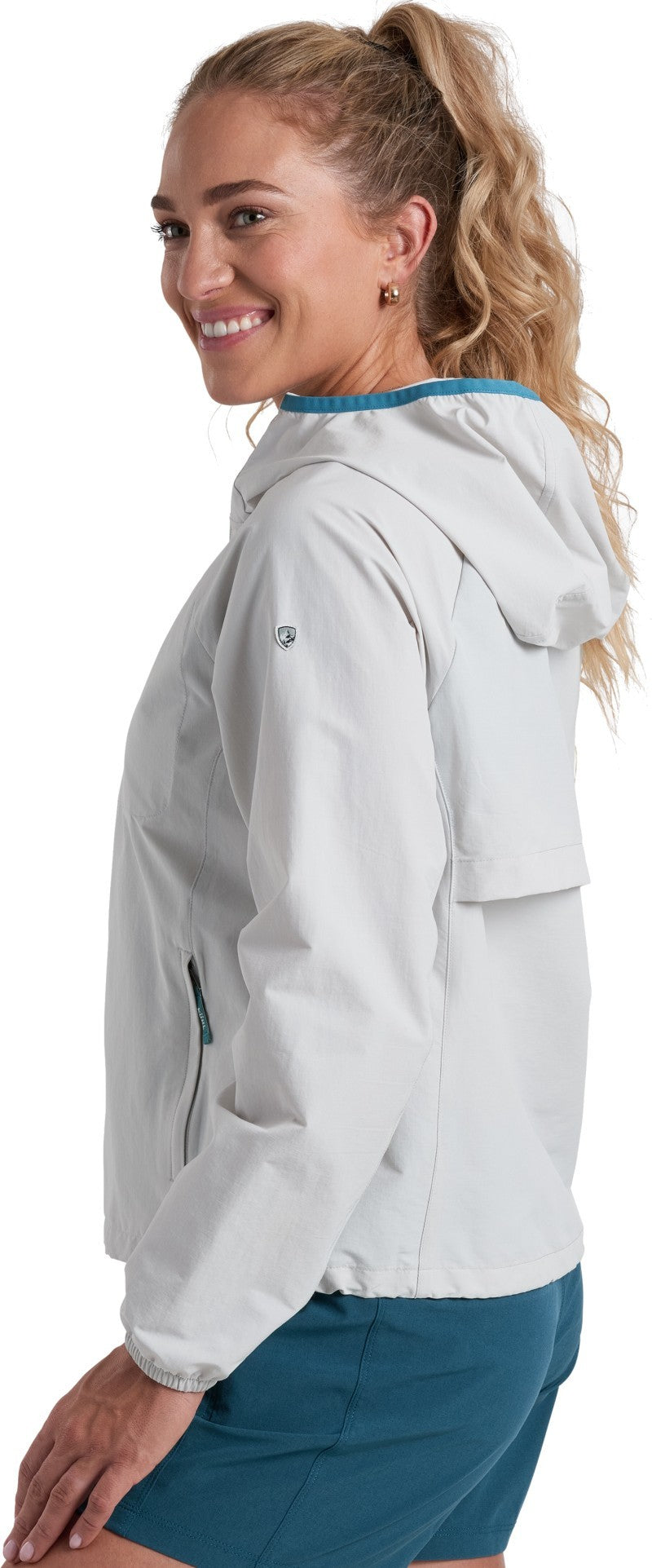 Wander 1/2 Zip - Womens - mist 1