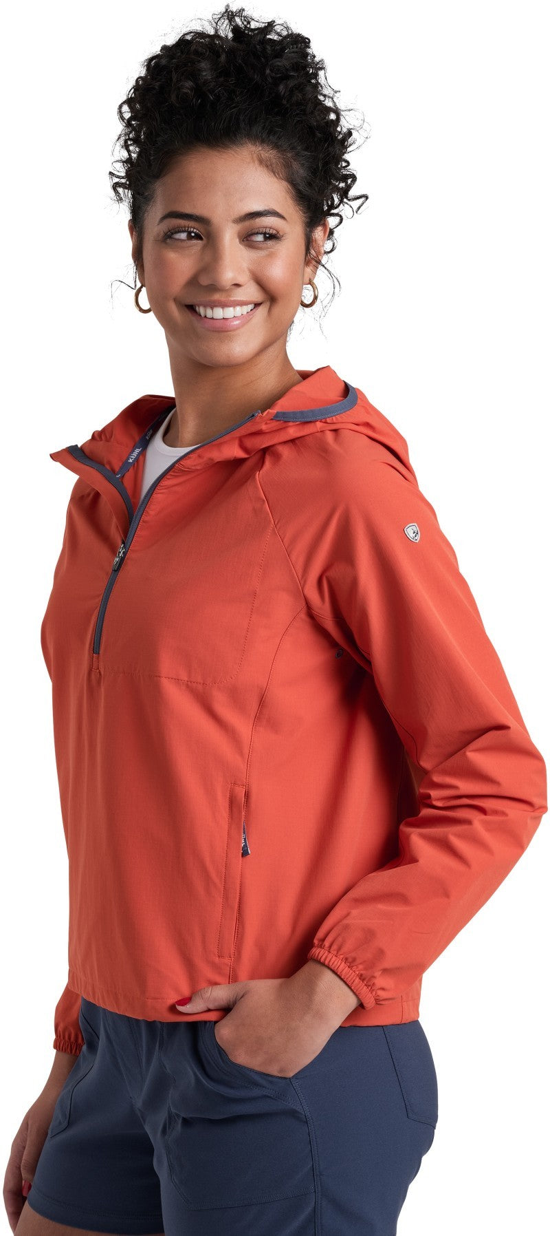 Wander 1/2 Zip - Womens - sunset 1